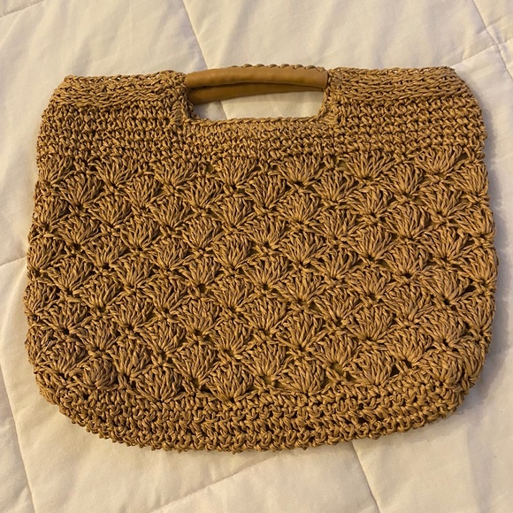 Straw/Crochet Bag - Picture 1 of 4
